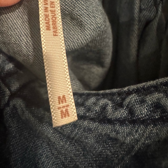 Free People Wild One Denim Mini Dress - M - Picture 5 of 5